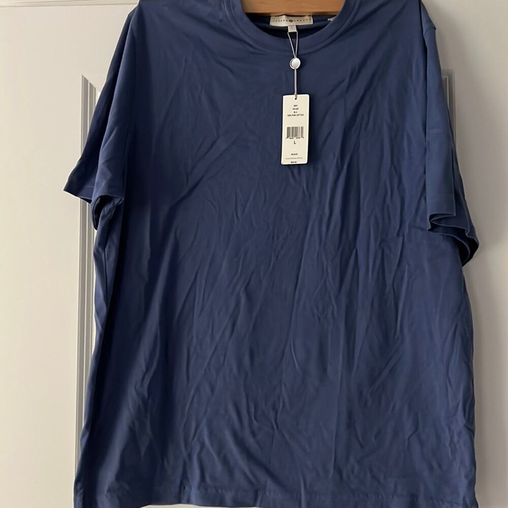 NWT Joseph Abboud Basics Blue T Shirt size Large